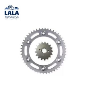 CORONA Y PIÑON HONDA XR 150/190 (49X17)