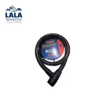 LINGA DE SEGURIDAD 1200 MM X 22 MM NEGRA ARTICULADA
