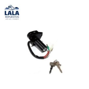 LLAVE DE CONTACTO YAMAHA YBR 125 4 CABLES
