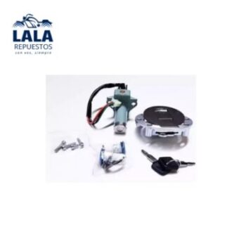 KIT LLAVES CONTACTO + CERRADURAS + TAPA DE TANQUE ZAN.RX150