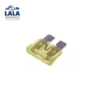 FUSIBLE FICHA PLANA 20 AMP CAJA X 100
