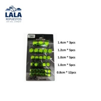 TAPITA CUBRE TORNILLOS SET X 30 VERDE