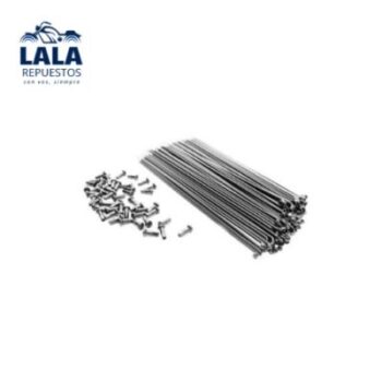 RAYOS CON NIPLE 4X165 MM X 36 UNIDADES